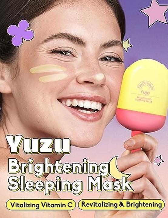 Actual product image Patch Yuja Brightening Sleeping Mask Vitamin C Face Mask Skincare Essential (70 ml)
