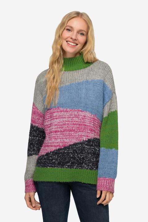 Produktbild Laurasøn Rollkragen-Pullover, Colorblocking (S)