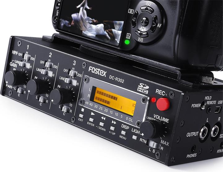 Produktbild Fostex Dc-R302 (DSLR-Audiorecorder)
