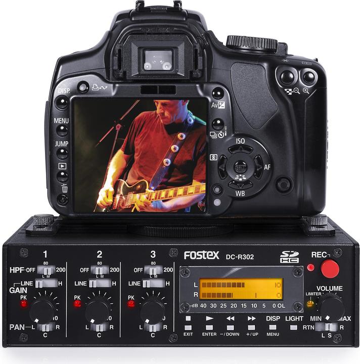 Produktbild Fostex Dc-R302 (DSLR-Audiorecorder)
