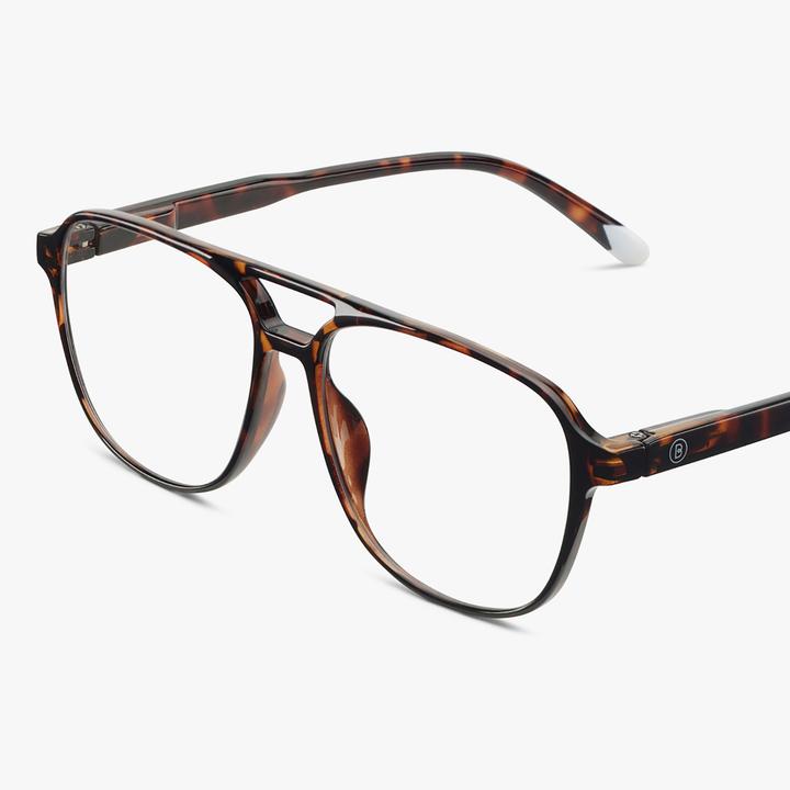 Produktbild Barner Brad Tortoise Glossy Blue Light Blocking Glasses +1.5