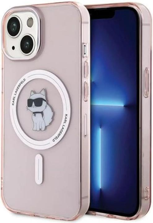 Image du produit Karl Lagerfeld KLHMP15SHFCCNOP iPhone 15 6.1" różowy/pink hardcase IML Choupette MagSafe (Apple iPhone 15)