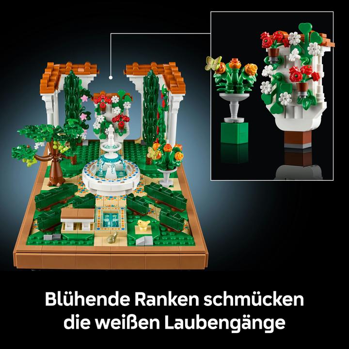 Image du produit LEGO Springbrunnen Garten (10359, LEGO Icons)