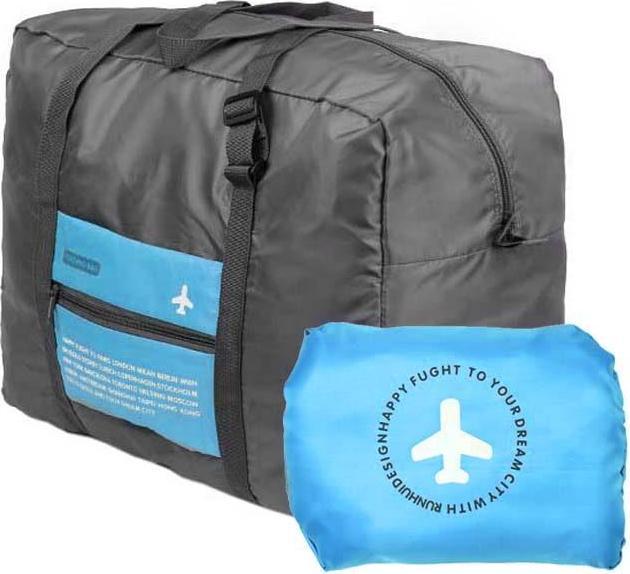 Produktbild JTI Faltbare Reisetasche mit Aufbewahrungstasche - Blau