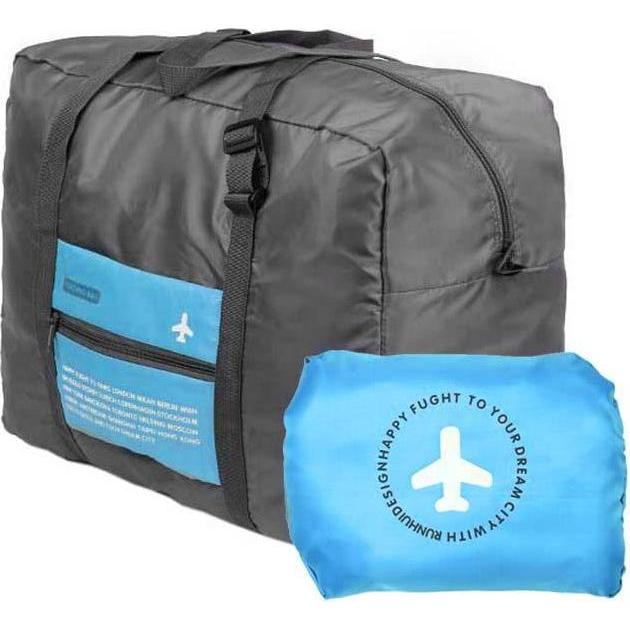 JTI, Tasche, Faltbare Reisetasche mit Aufbewahrungstasche - Blau, Blau
