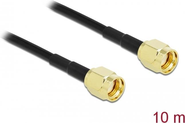 Produktbild Delock Antennenkabel RP-SMA Stecker zu RP-SMA Stecker LMR/CFD100 10 m low loss (Antennenkabel)