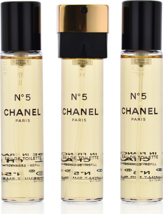 Actual product image Chanel N°5 3x Refill (Eau de toilette, 60 ml)