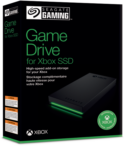 Actual product image Seagate Game Drive for Xbox SSD (1000 GB)