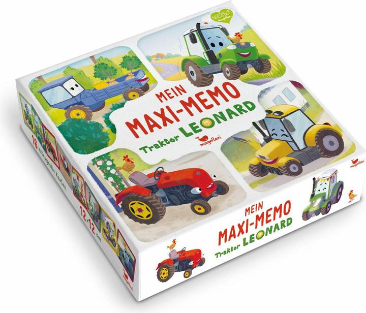 Actual product image My Maxi-Memo - Tractor Leonard (German)