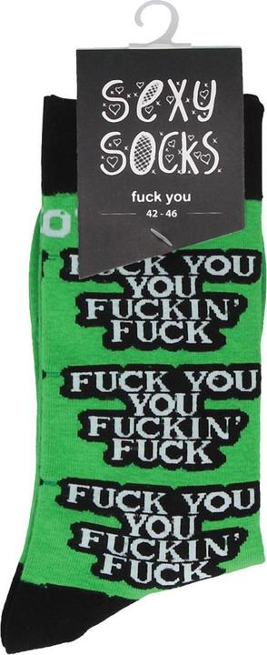 Produktbild Sexy Socks Fuck You (42 - 46)