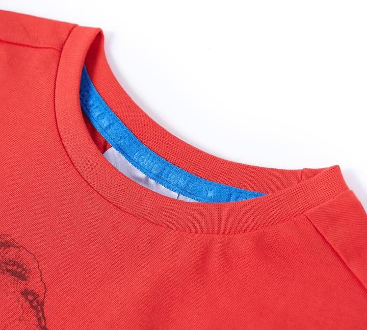 Immagine prodotto vidaXL Maglietta da bambino rosso 104,Materiale: 100 % cotone,Colore (104)