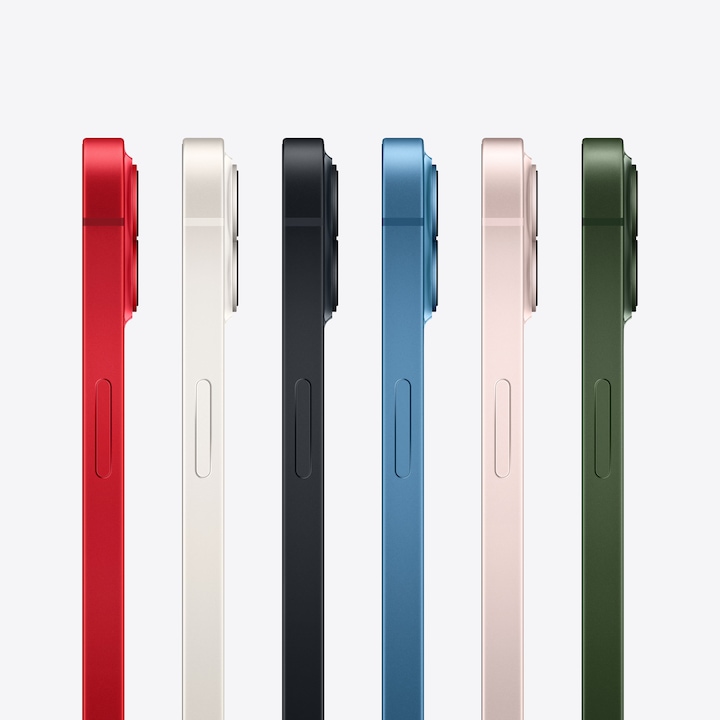 Produktbild Apple iPhone 13 (128 GB, Polarstern, 6.10", SIM + eSIM, 12 Mpx, 5G)