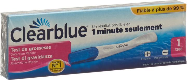 Produktbild Clearblue mit verfärbender Spitze (1x)