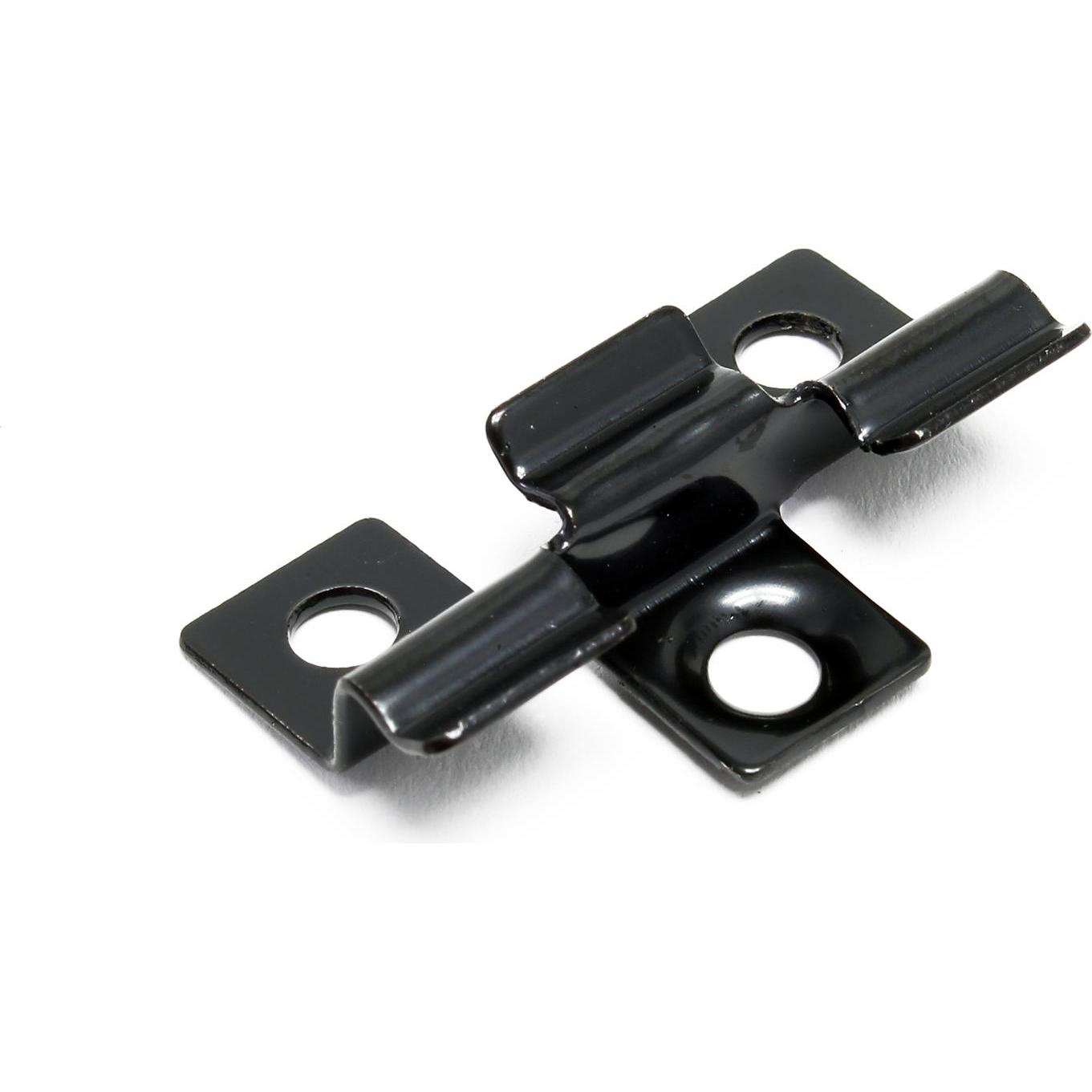 Wiltec, Gartenbodenbelag, 50x Edelstahl Clips 7mm Terrassen Dielen Montageclips Klammer