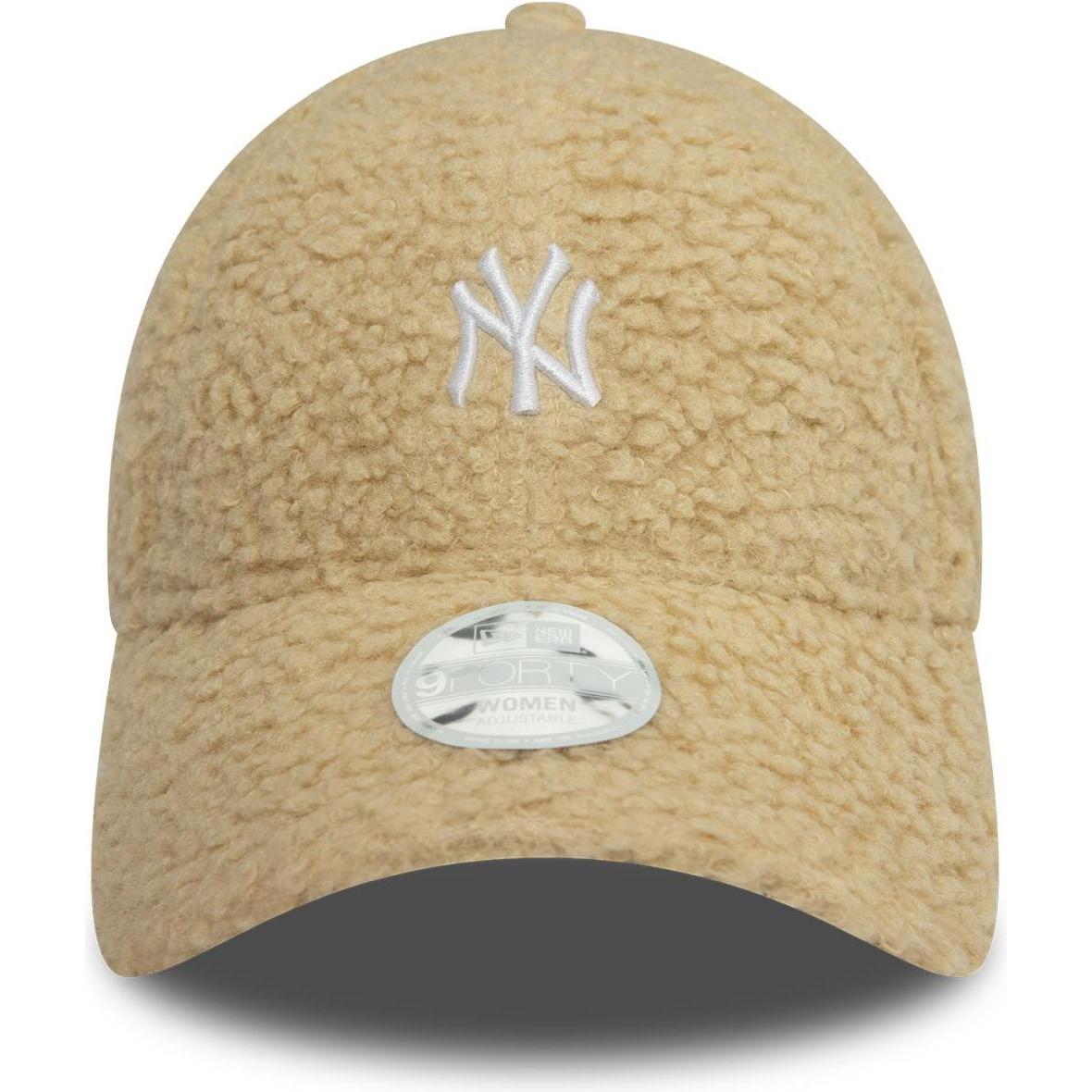 Thumbnail - New Era, Damen, Cap, 9Forty Damen Sherpa Cap - BORG NY Yankees beige, Beige