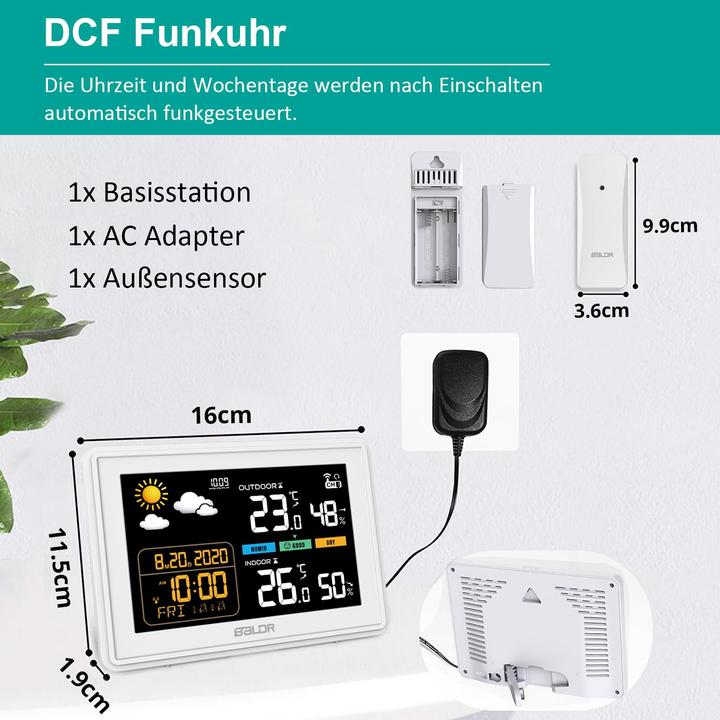 Image du produit Baldr Station météo sans fil