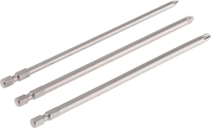 Actual product image Bosch Professional Zubehör Extra-hard screwdriver bit set, 3-piece, PZ1, PZ2, PZ3, 152 mm (PZ2, PZ1, PZ3)