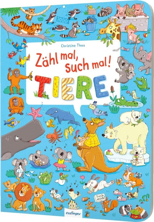 Actual product image Zähl mal, such mal! Tiere (German, Christine Thau, 2021)