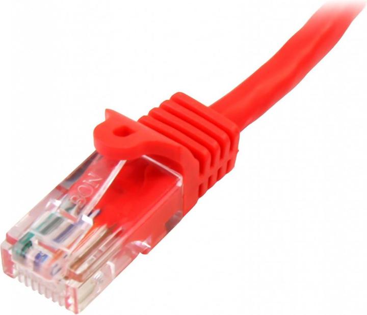 Actual product image StarTech 1m Cat 5e Red Snagless (U/UTP, CAT5e, 1 m)