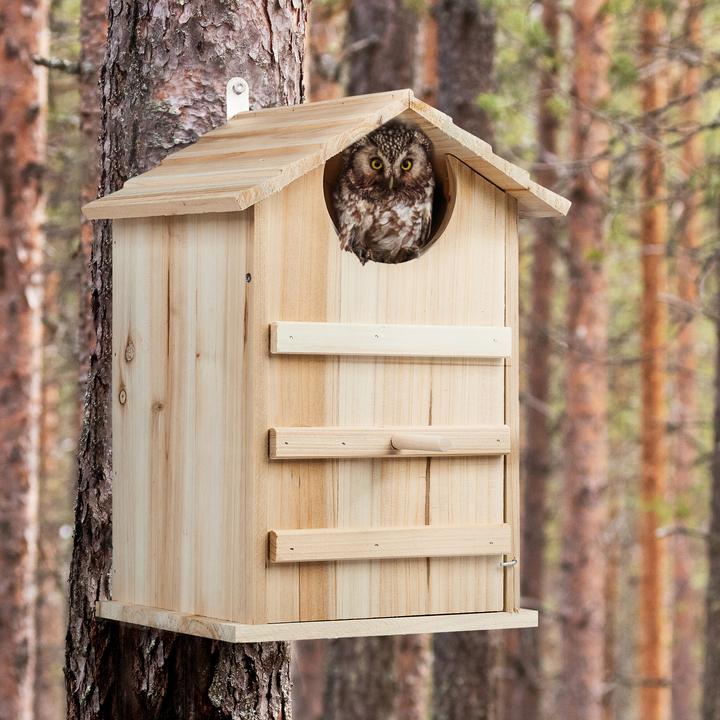 Produktbild Relaxdays Eulen-Nistkasten