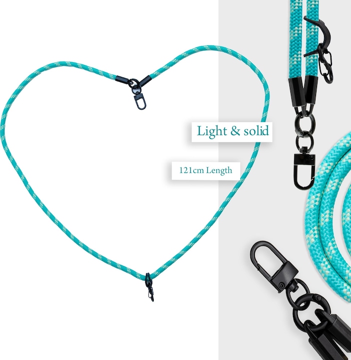 Actual product image Cadorabo Chain case for Xiaomi Mi MAX 2 necklace cover adjustable