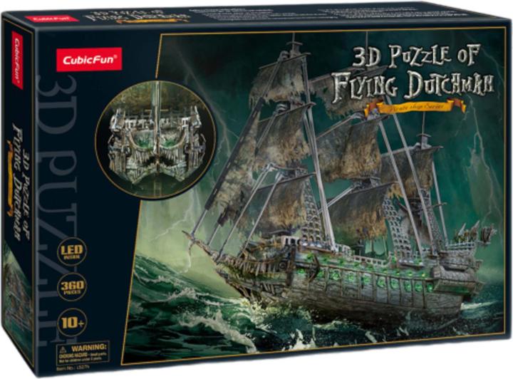 Actual product image Cubicfun CUBIC FUN 3D jigsaw with LED "Flying Dutchman" (360 pieces)
