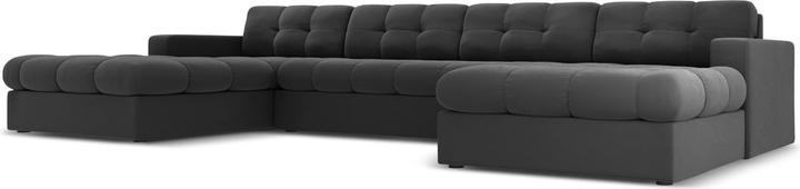 Immagine prodotto CXL by Christian Lacroix Divano panoramico in velluto, "Yohan", 5 posti, 294x160x72 Realizzato in Europa (Divani componibili)