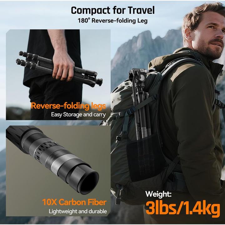 Productafbeelding Sirui Sportich Carbon-tativ SP024+B5X (Koolstof)