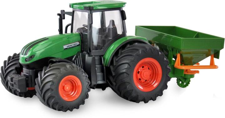 Produktbild Amewi Traktor mit Düngerstreuer, Grün 1:24, RTR