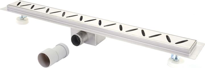 Produktbild Swisshandel24 Duschrinne 100cm Bodenablauf Abflussrinne Duschablauf, Edelstahl Siphon 50-120cm - 51197 (1000 mm)