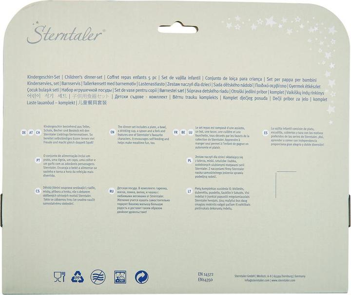 Actual product image Sterntaler Kindergeschirrset Safari