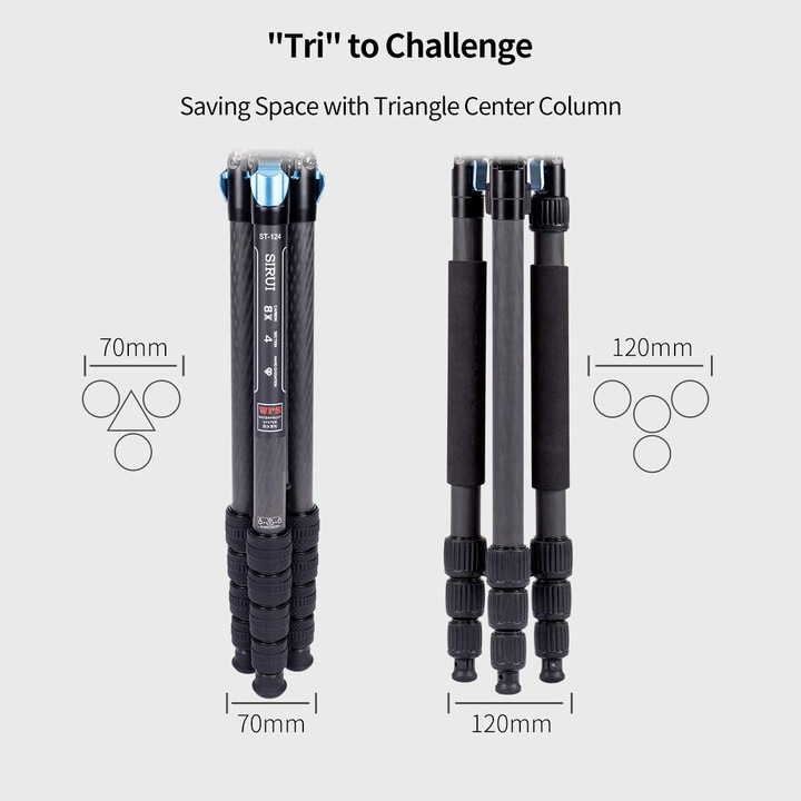 Actual product image Sirui ST-124 Superb Travel (Carbon)