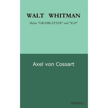 Walt Whitman, Belletristik