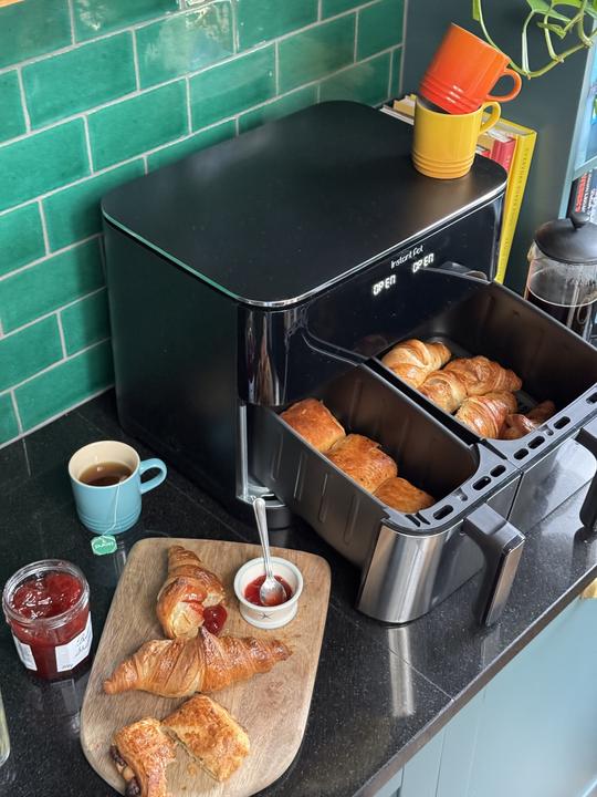 Produktbild Instant Airfryer, Vortex 11l. 70/30 Split AF EU, Stainless steel/Black, 140-0003-01-EU