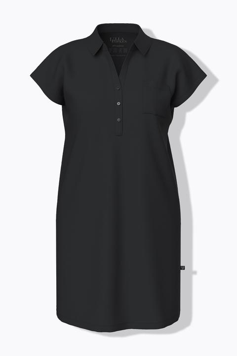 Immagine prodotto Ulla Popken Camicia da notte dal taglio oversize con collo da camicia, scollo a V e mezze maniche (42, 44)