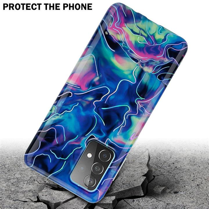 Image du produit Cadorabo Couverture IMD TPU Marbre coloré (Samsung Galaxy A52, Samsung Galaxy A52 5G, Samsung Galaxy A52s 5G)