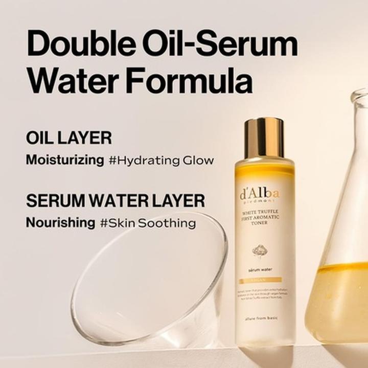 Actual product image d'Alba Italian White Truffle First Aromatic Vegan Hydrating Toner (Face toner, 155 ml)