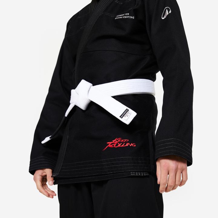 Produktbild Outshock Kimono Brasilianisches Jiu-Jitsu 450 g/m² - schwarz (188)