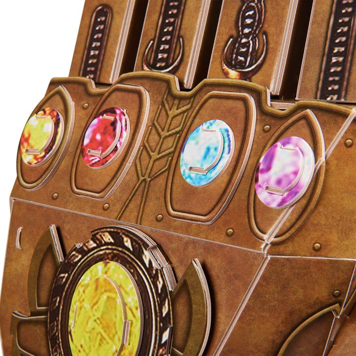 Actual product image Spin Master 4D BUILD - Puzzle 3D MARVEL - Maquette Avengers 142 Pièces - Gant de l'Infini Thanos Saga - Puzzle A (142 pieces)