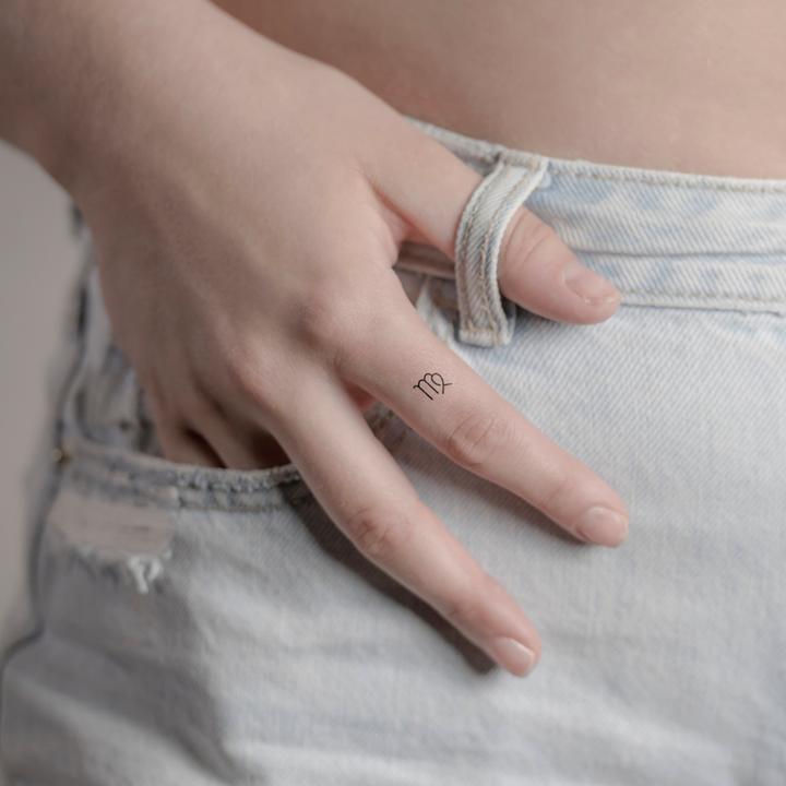 Image du produit minink Tatouage temporaire - Signe astrologique Vierge