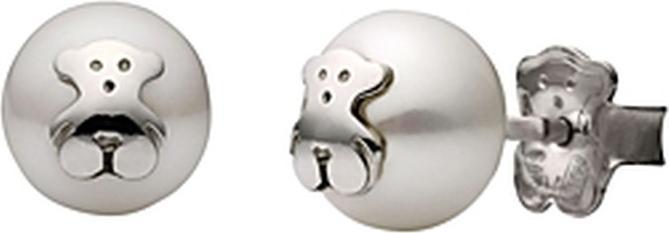 Produktbild Tous Earrings made of real pearls with bear 211140420 (925 Sterlingsilber mit Zuchtperlen aus Suesswasser)
