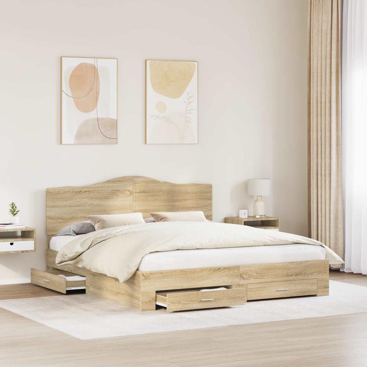 Image du produit vidaXL Moderner Bettrahmen (200 x 200 cm)