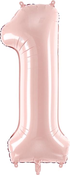 Partydeco Palloncino in foil 1 rosa chiaro 72cm (1x)