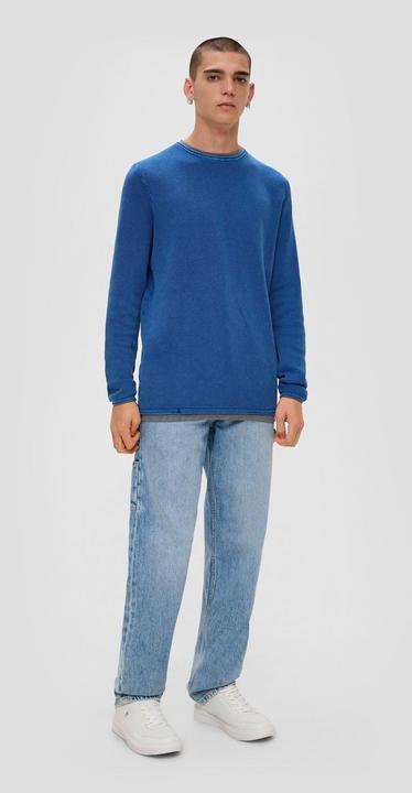 Immagine prodotto s.Oliver Strickpullover Strickpullover aus reiner Baumwolle (M)