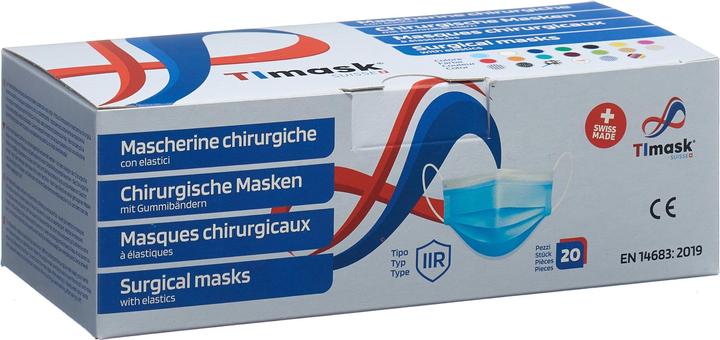 Image du produit Timask Masque à usage unique (Type IIR, 20 x)
