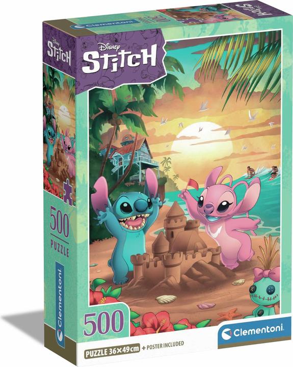 Clementoni Lilo & Stitch - Stitch & Angel (500 Teile)