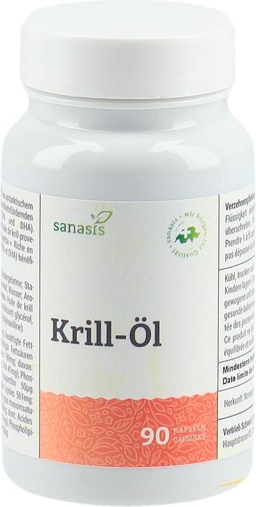 Produktbild Sanasis Krill-Öl (90 Caps) (90 Stück, Kapseln, 93 g)