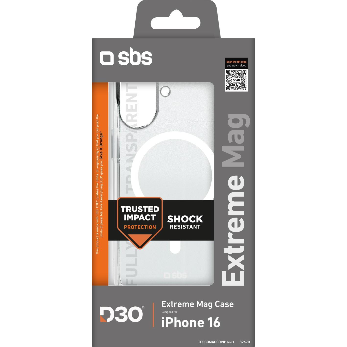 Thumbnail - SBS Schutzhülle (Apple iPhone 16), Smartphone Hülle, Transparent