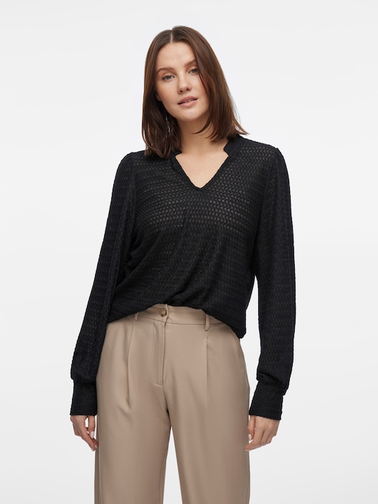 Actual product image Vila V-neck top with long sleeves (XL)