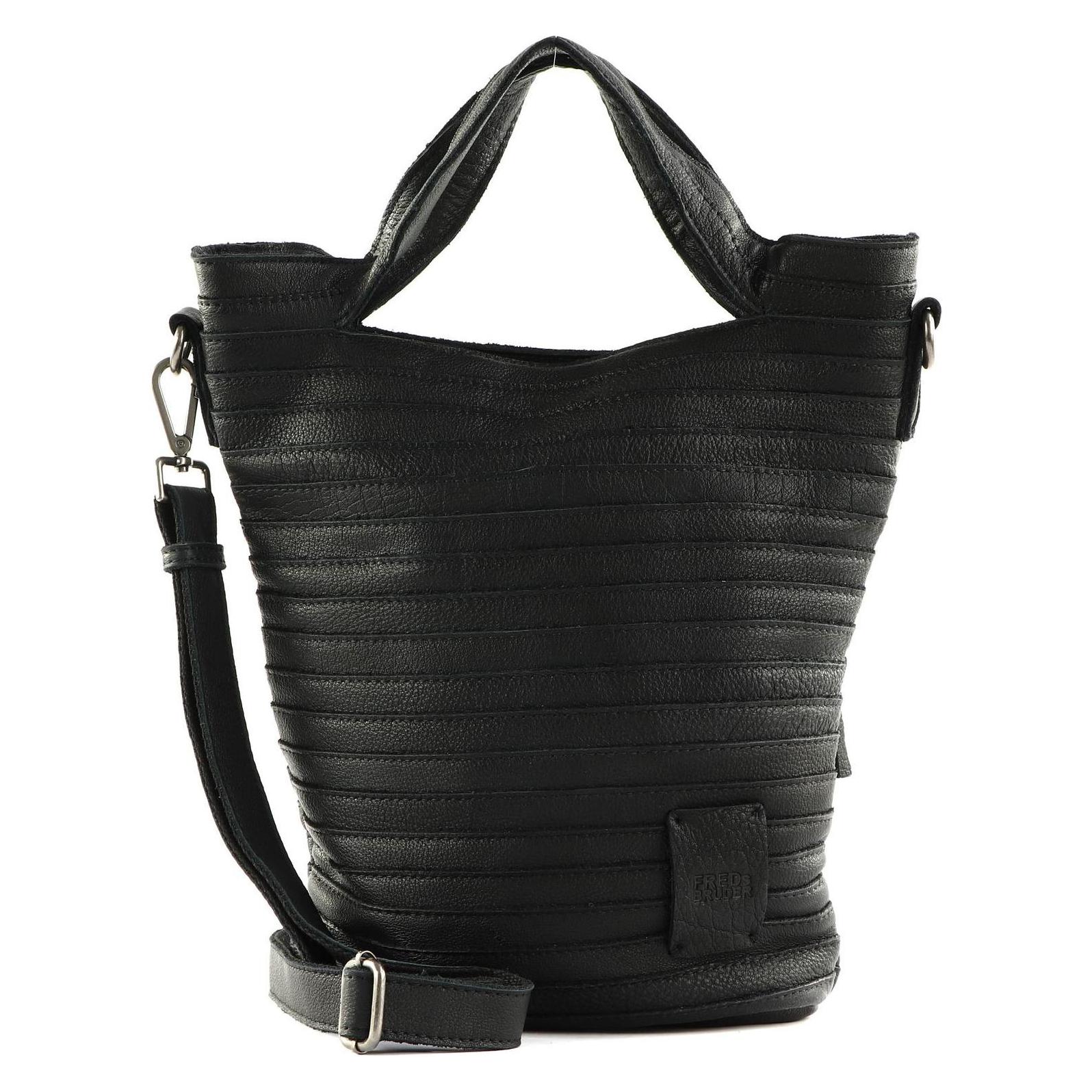 FredsBruder, Damen, Tasche, Ibbick Bucket Shopper, Schwarz